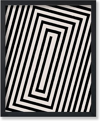 Miniatura 33 de Monem Art Line - Póster de dibujo de líneas curvas, arte geométrico, arte de boceto, arte abstracto, arte moderno de mediados de siglo, arte