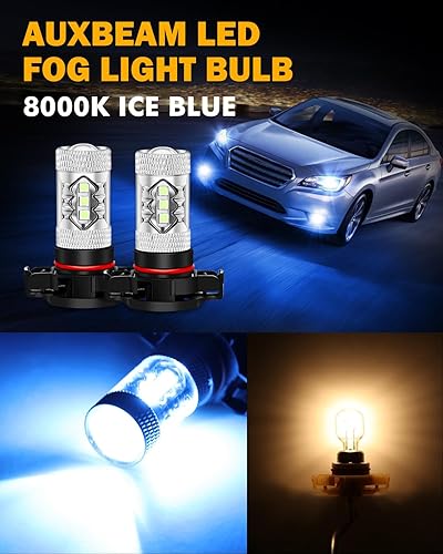 Miniatura 3 de Auxbeam - Bombilla LED para luces de señal, giro, freno, estacionamiento, trasera, DRL y antiniebla (2 unidades)