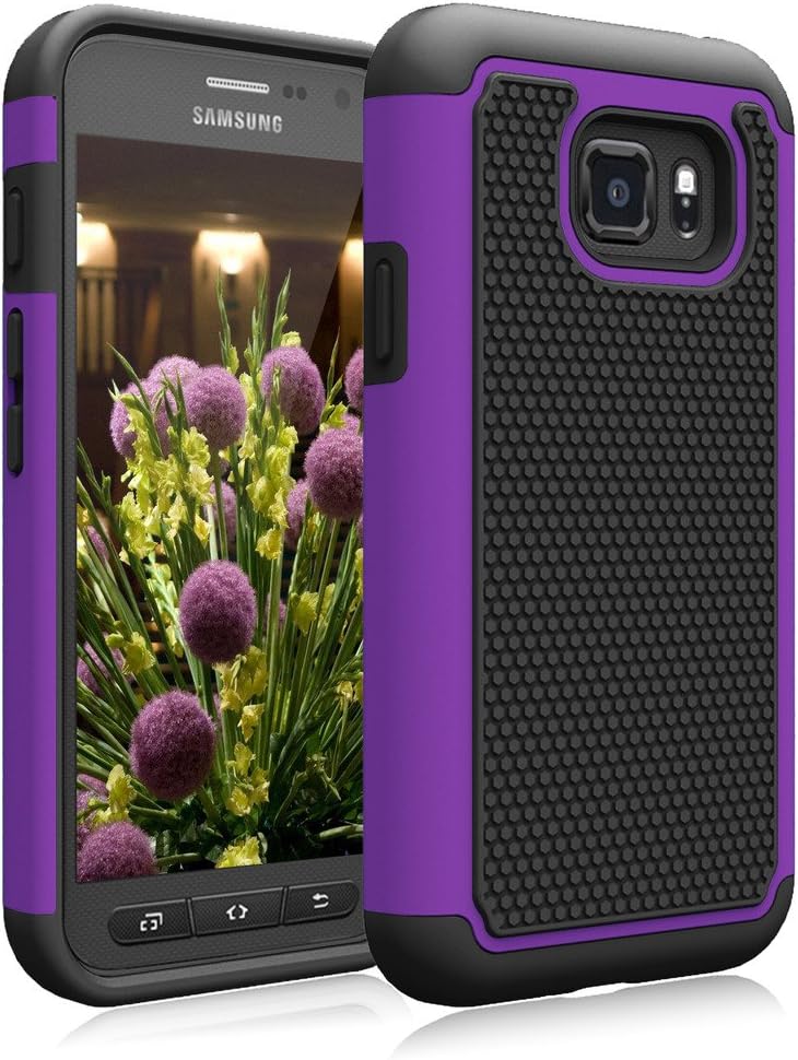 Galaxy S7 Active Case, Jeylly(TM) [Shock Proof] Scratch Absorbing Hybrid Rubber Plastic Impact Defender Rugged Slim Hard Case Cover Shell for Samsung Galaxy S VII Active AT&T SM-G890 G891