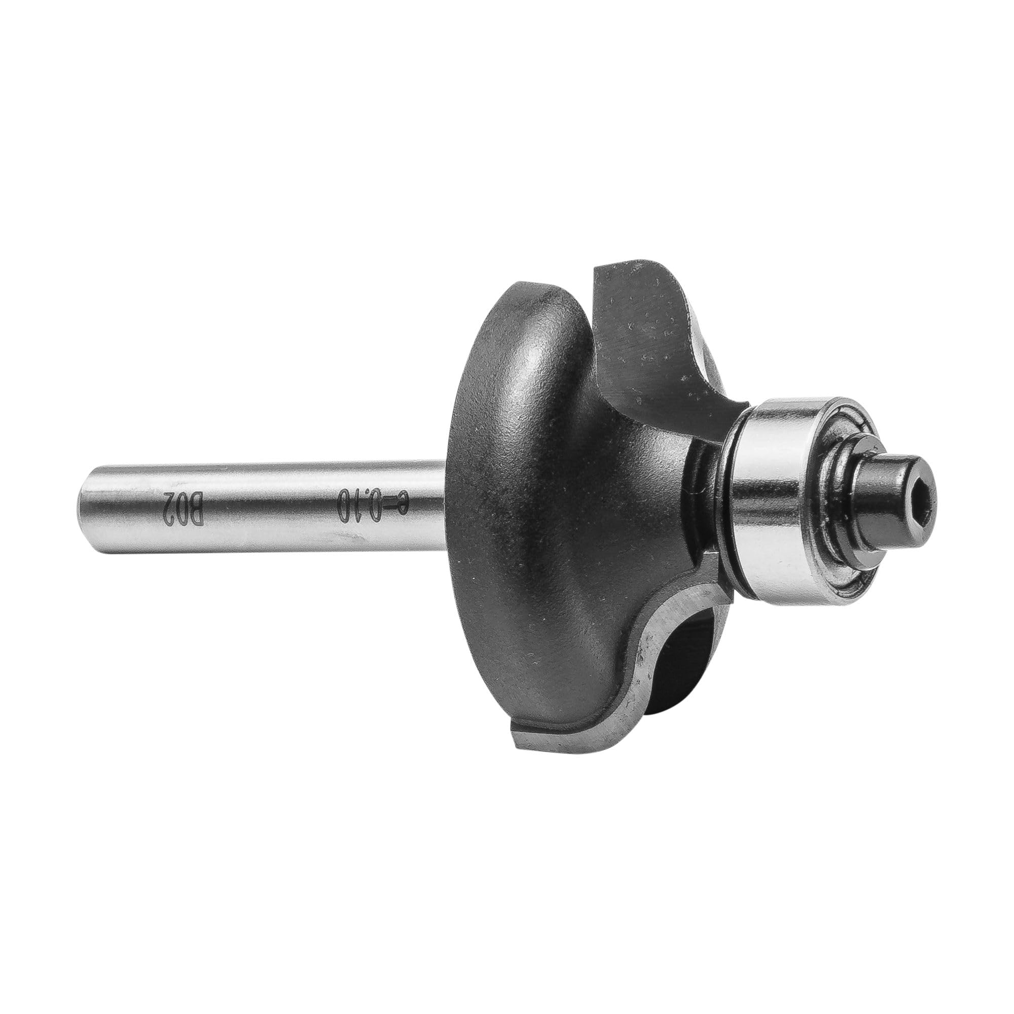 ENT 14870 Frez weglikowy w wegliku, chwyt (S) 6 mm, srednica (D) 31,8 mm, NL 12,7 mm, R 4,8 mm, SL 32 mm, z lozyskiem kulkowym