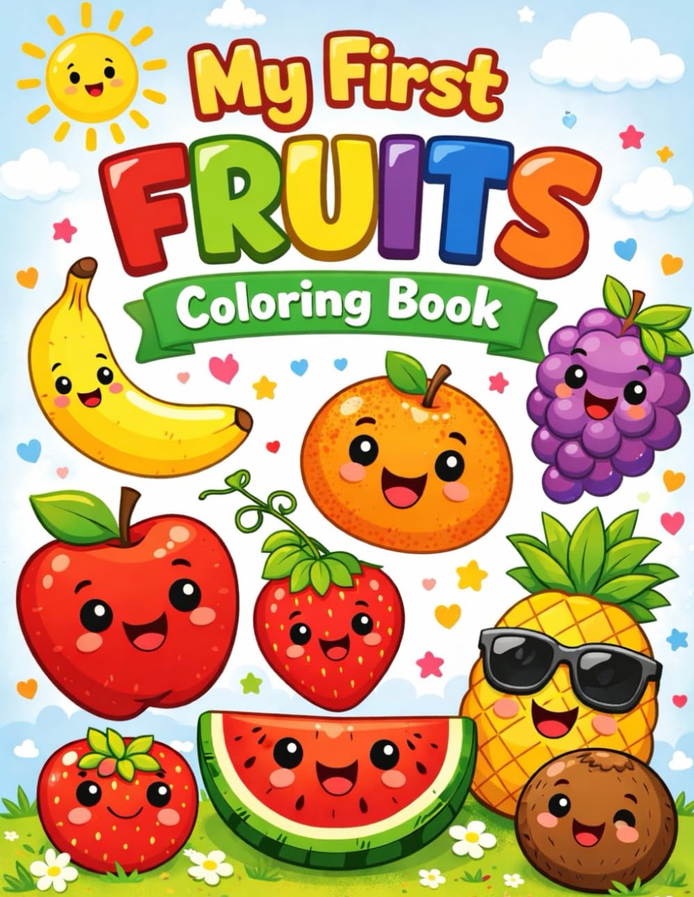 MY FIRST FRUITS COLORING BOOK (LITTLE LEARNERS COLLECTION)