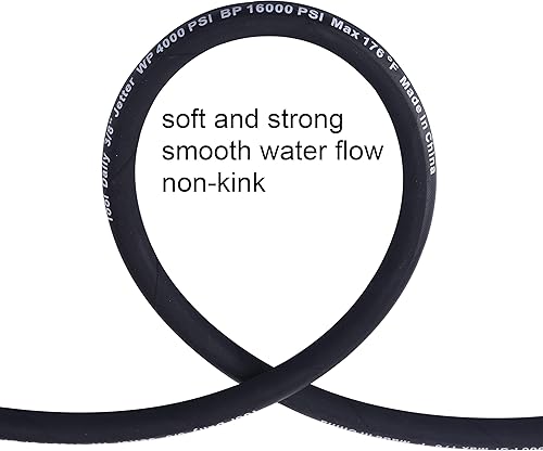 Miniatura 6 de Tool Daily Manguera de látigo para lavadora a presión con giratorio, manguera de conector de carrete de manguera para lavado a presión con juego de