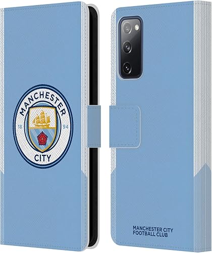 Miniatura 7 de Head Case Designs Officially Licensed Manchester City Man City FC Away Badge Kit 201718 Leather Book Wallet Case Cover Compatible with Samsung