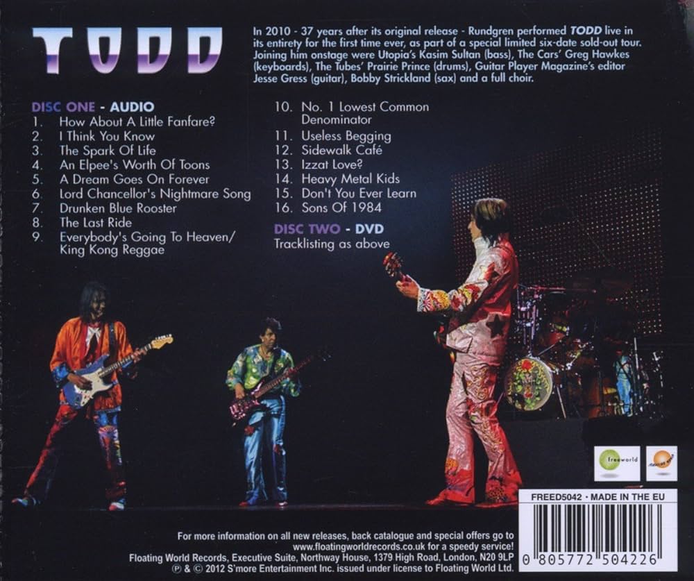 Todd: RUNDGREN,TODD: Amazon.ca: Music