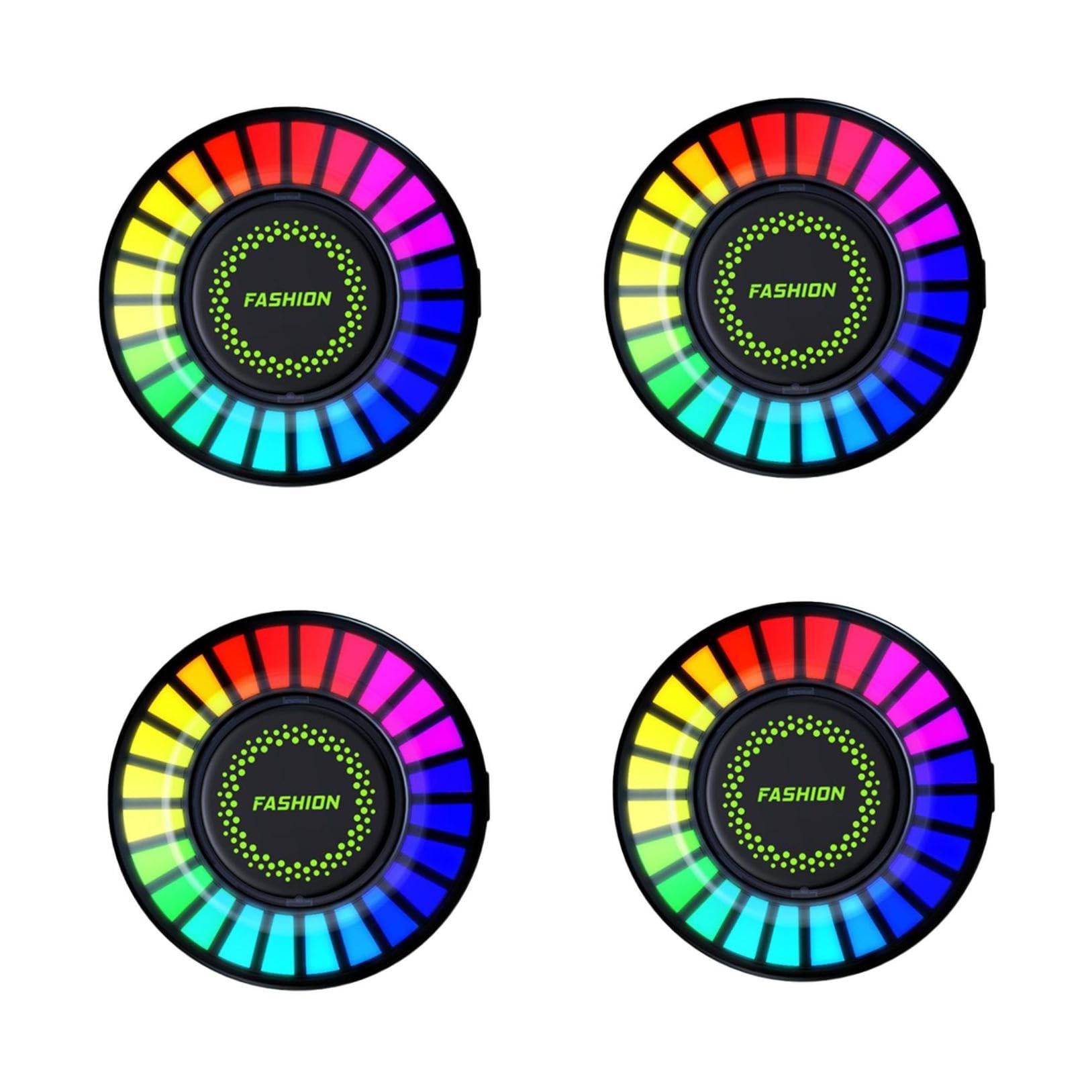 PartyKindom 4Pcs Diffusore Auto Clip Di Sfiato Diffusore Di Fragranza Auto Luces LED Para Carro Accessori Musicali Deodoranti Per Auto Diffusore Intelligente Diffusore Di Aroma Atmosfera Luce