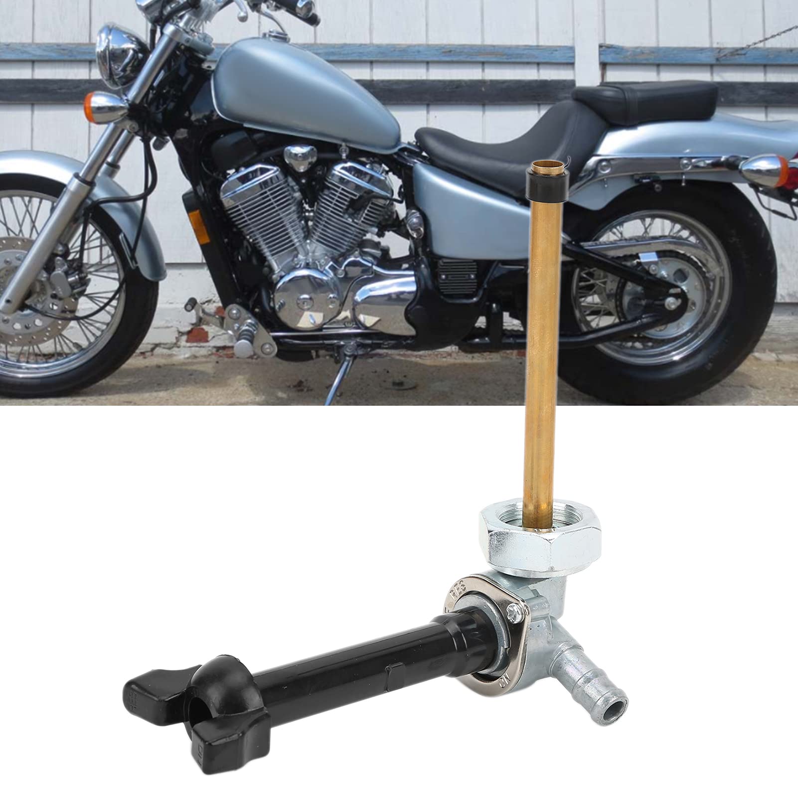 Valvola di Commutazione del Serbatoio del Carburante, 1800 per Shadow VLX 600 VT600CD Deluxe 2000, Sostituzione con 16950-MZ8-L23, 16950-MZ8-L22 Valvola del Rubinetto del