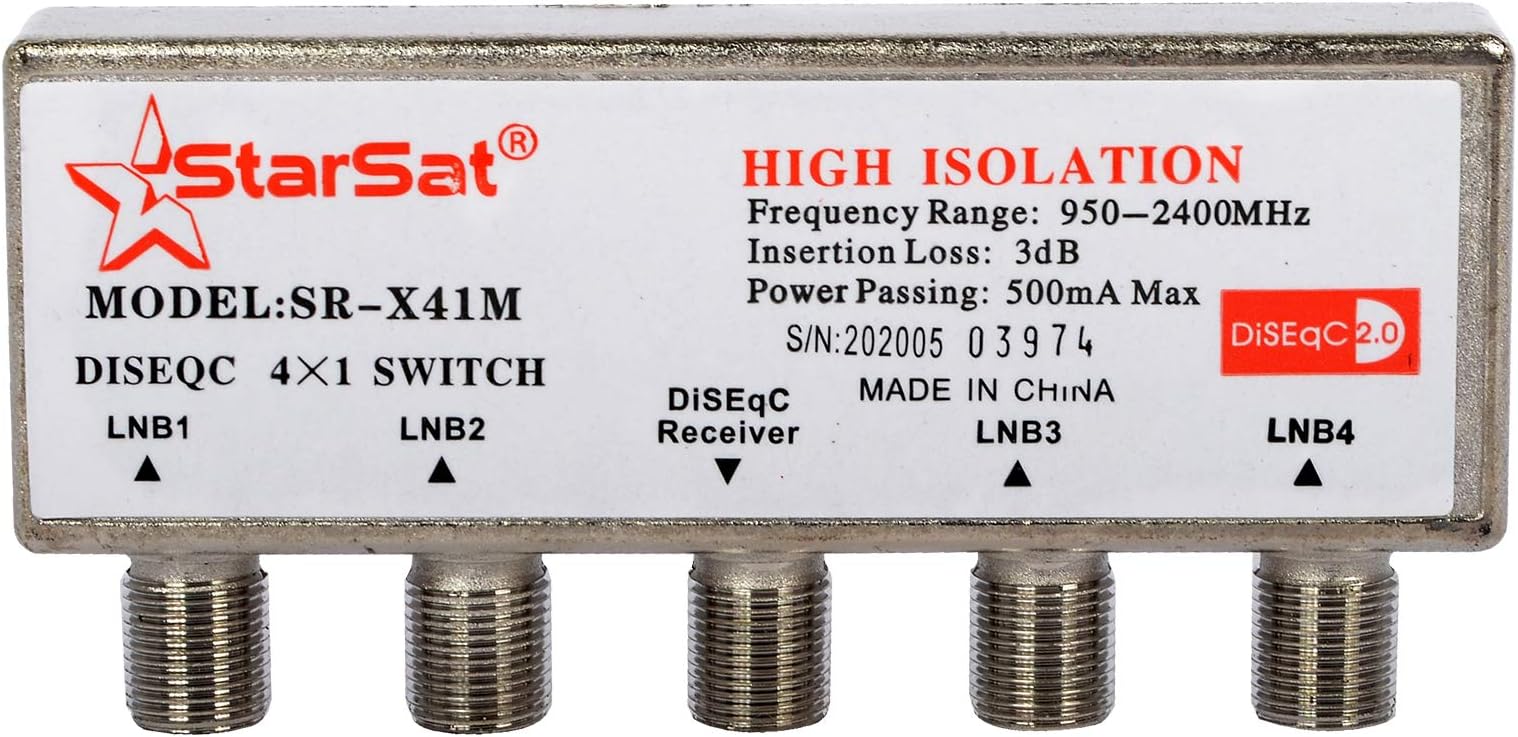 star sat SR-X41M 4x1 DiSEqC 2.0 with protective cover