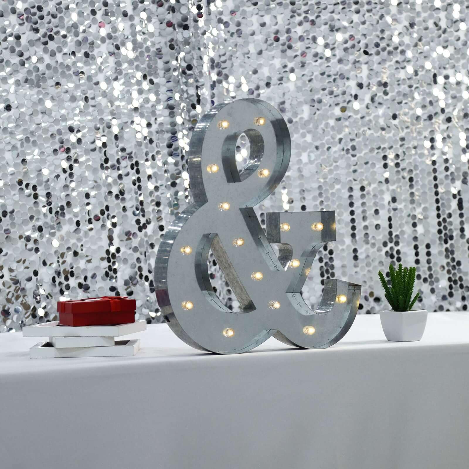 Amazon.com: Efavormart 2 FT Large Metal Marquee Symbol &, Cordless