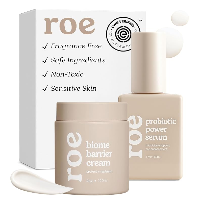 Roe Wellness Baby Cream & Baby Serum Power Pair Biome Barrier, conjunto com creme e sérum