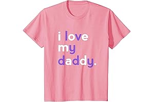 Sweetheart, I Love My Daddy Shirt for Baby Toddler Girls, Father's Day...