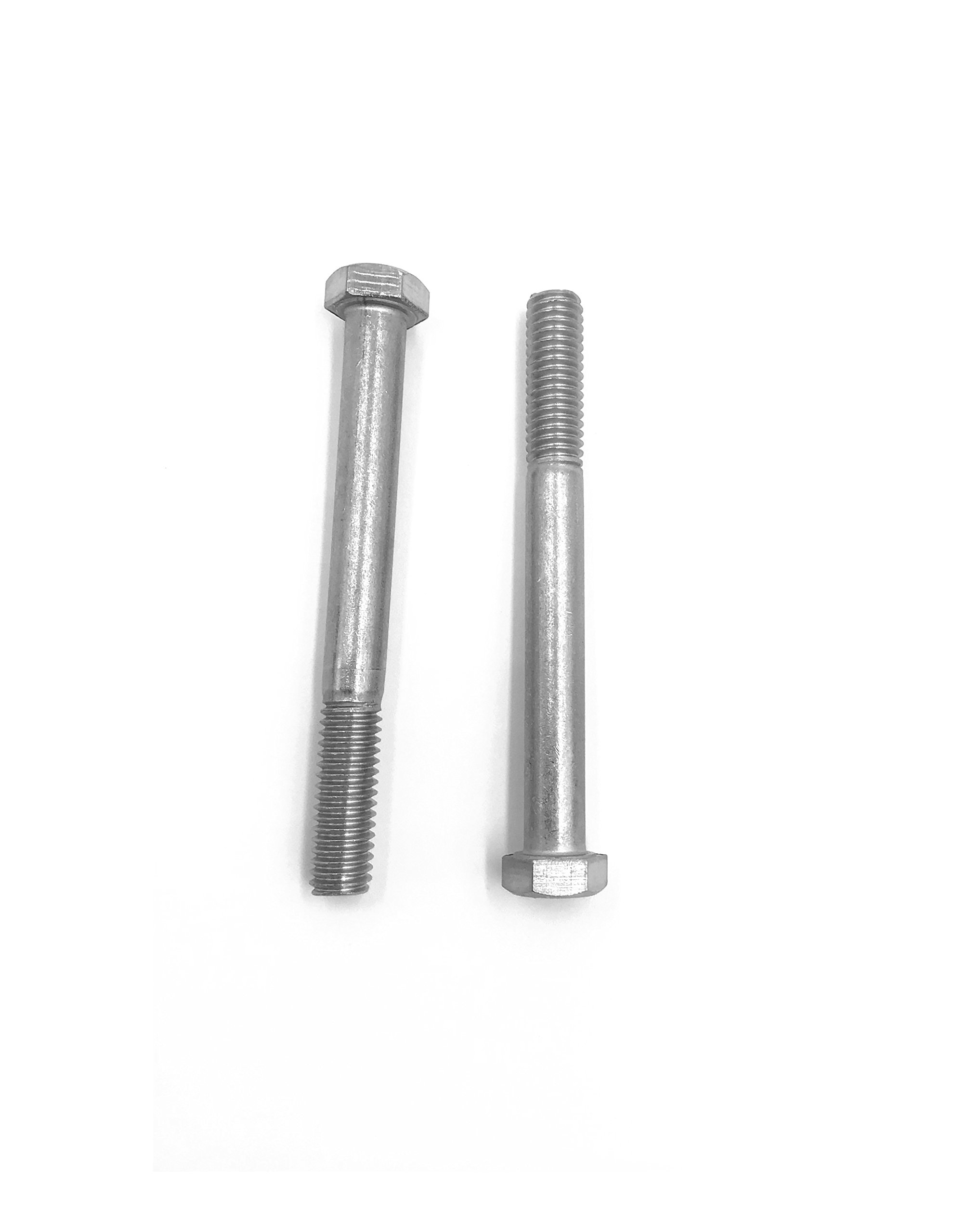 3/8"-16 Hex Cap Screws 18-8 Stainless Steel (Pack of 5) (5, 3/8"-16 x 9")