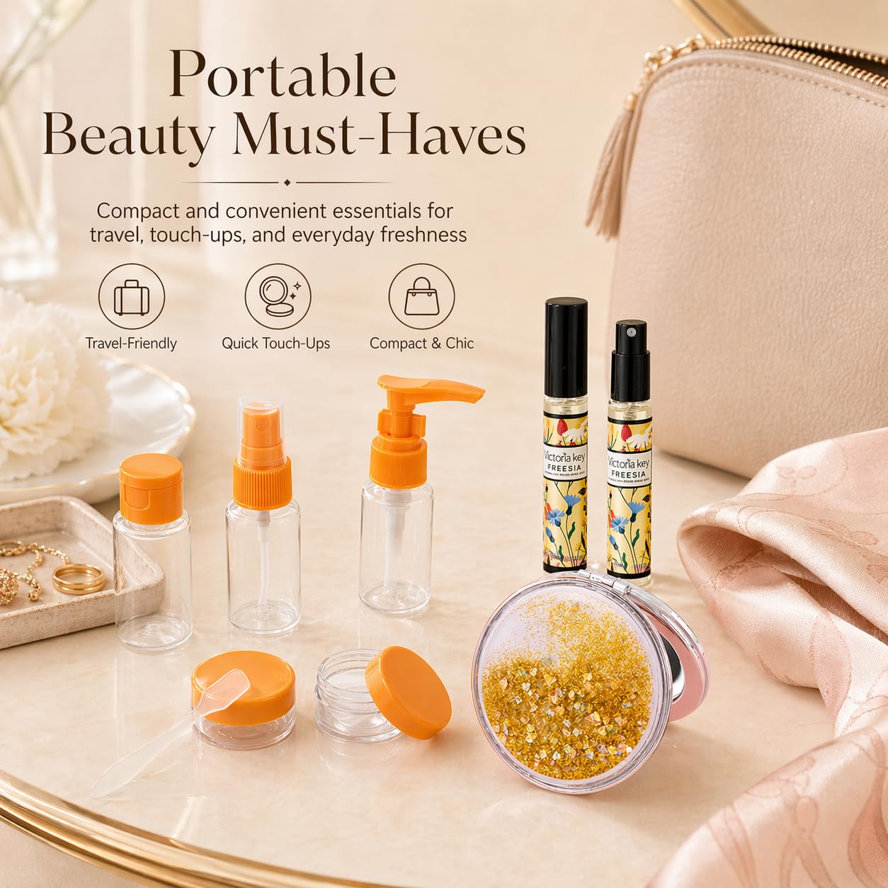Sunflower Gift Set for Women, 8-Piece Self Care Basket with Tote Bag, Glass Cup, Perfume, Travel Bottles, Compact Mirror and Greeting Card, Birthday Gifts for Women, Mom, Sister, Best Friend