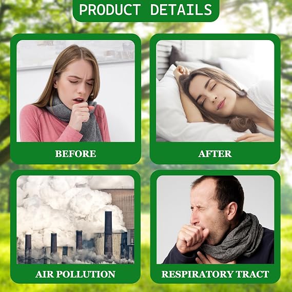 2Pcs Herbal Diffuser Lung Cleanse, Natural Nasal Inhaler for Breathing, Portable Respiratory Care with Herbal Inhaler, Lung Cleansing Spray for Office Workers, Students