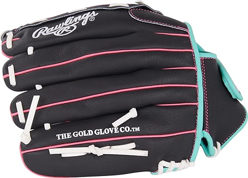 Miniatura 5 de Rawlings Serie Sure Catch - Guante de sóftbol juvenil Tamaños 10" - 12.5" Múltiples estilos