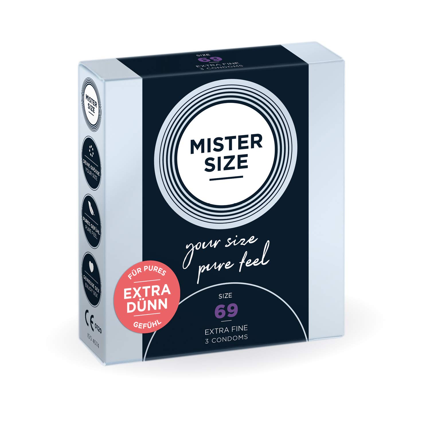 Buy MISTER SIZE 69mm UltraSensitive Condoms for Men Extra Thin