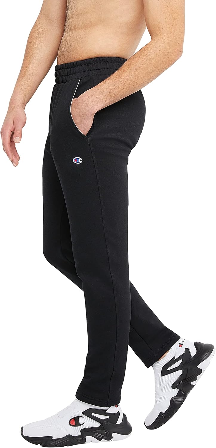 Champion Mens Powerblend Slim Sweatpants for Men, Best Comfortable Sweatpants for Men, 30" - Image 4