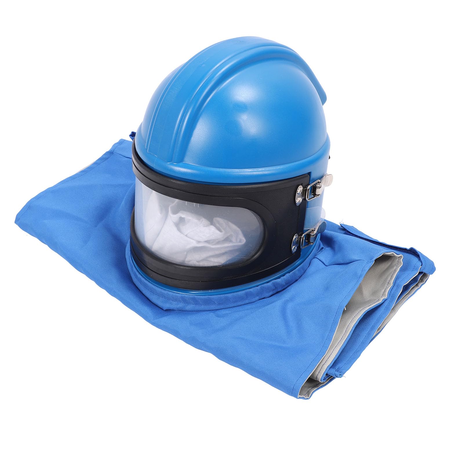 Capuchon de Sablage, Châle en Toile, équipement de Protection, Masque Anti-poussière, Casque de Sablage pour Pulvérisation, Ponçage, Coupe, Bricolage, Peinture, Travail du Bois