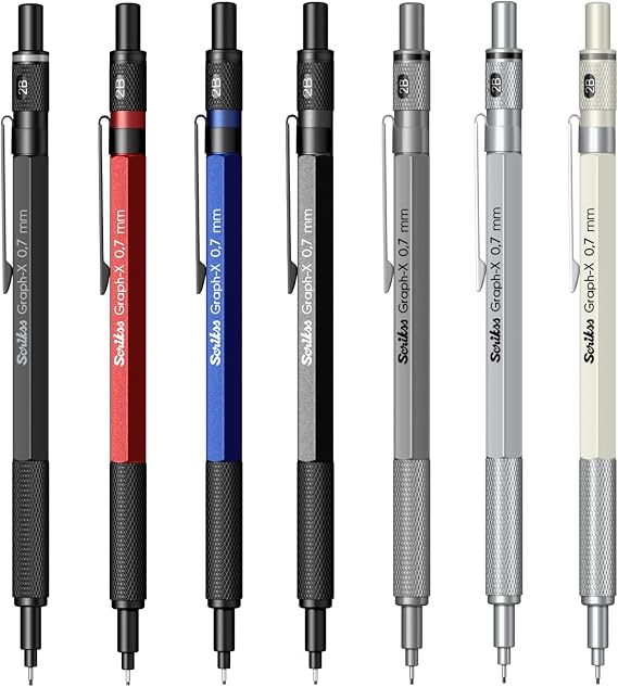 Scrikss Office Graphx Versatil Kalem 0.7 Mm Antrasit