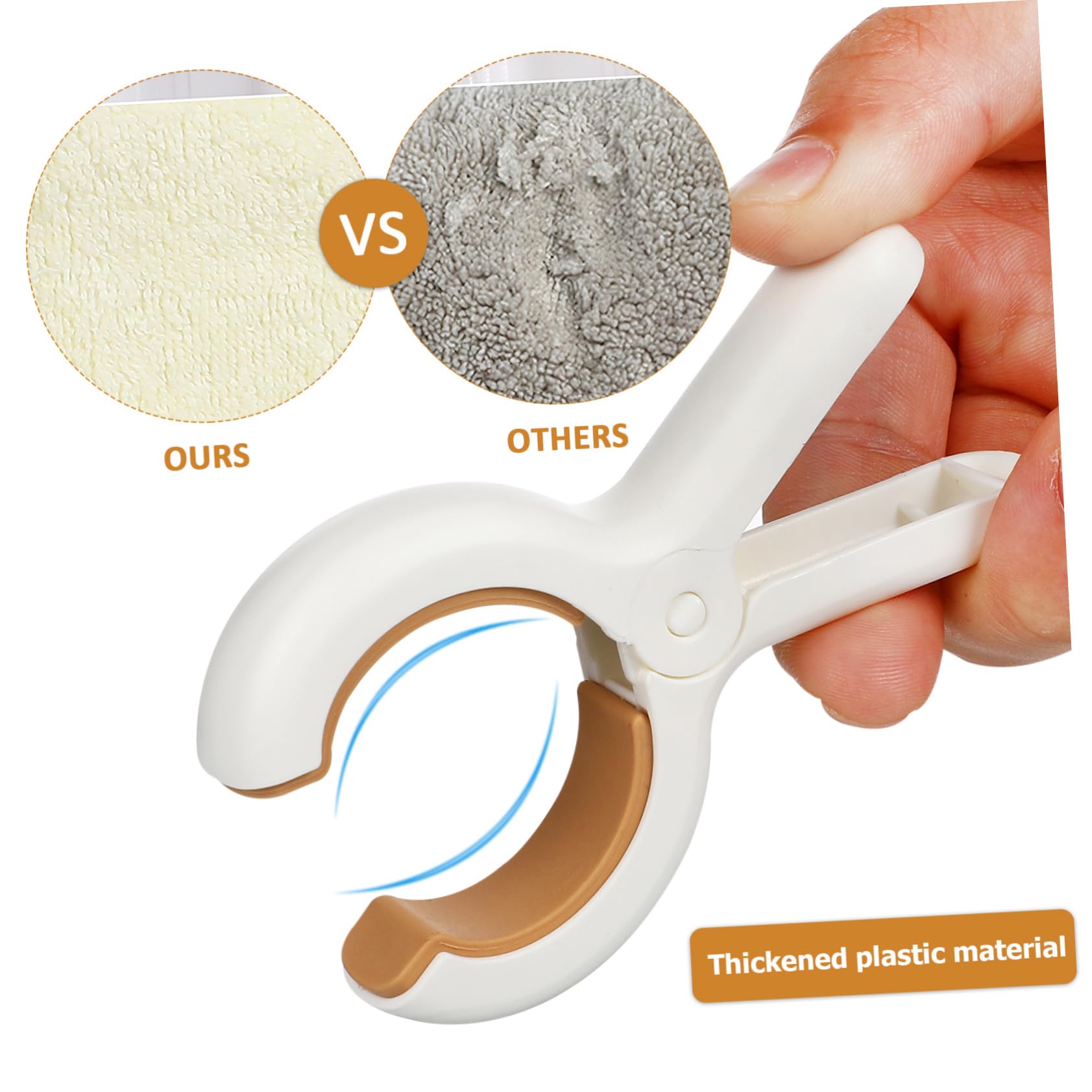 Mollette per Bucato e Fissaggio Affidabile dei Materiali 18 Pezzi in Plastica Resistenti al Vento Clip Asciugamani e Teli Mare per Asciugatura all'Aperto