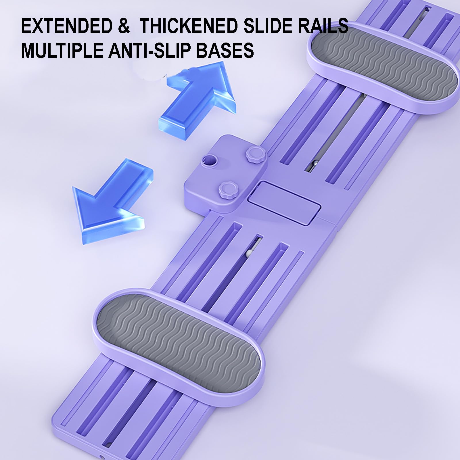 Macchina da sci simulata con pedale antiscivolo e braccioli regolabili per gambe, pavimento pelvico, allenamento muscolare, tonificazione delle gambe, macchina per gambe cardio per palestra