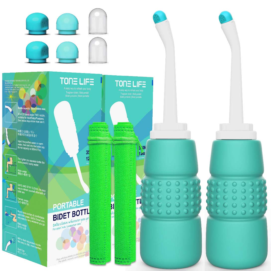 2PCS Portable Bidets 12oz Peri Bottle for Postpartum Perineal Care