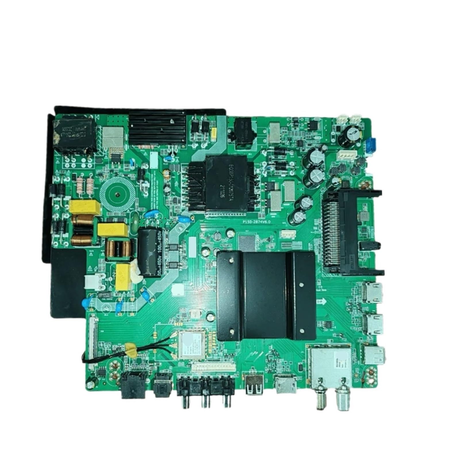 Carte Mère TV 4K P150-2874V6.0 pour Réparer Écran Noir HYUNDAI 1T NO CI Connecté