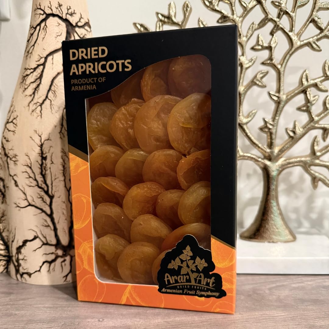 DRIED APRICOTS (14.11oz) – Premium Sun-Dried Armenian Apricots | 100% Natural, No Sugar Added | Healthy & Delicious Fruit Snack