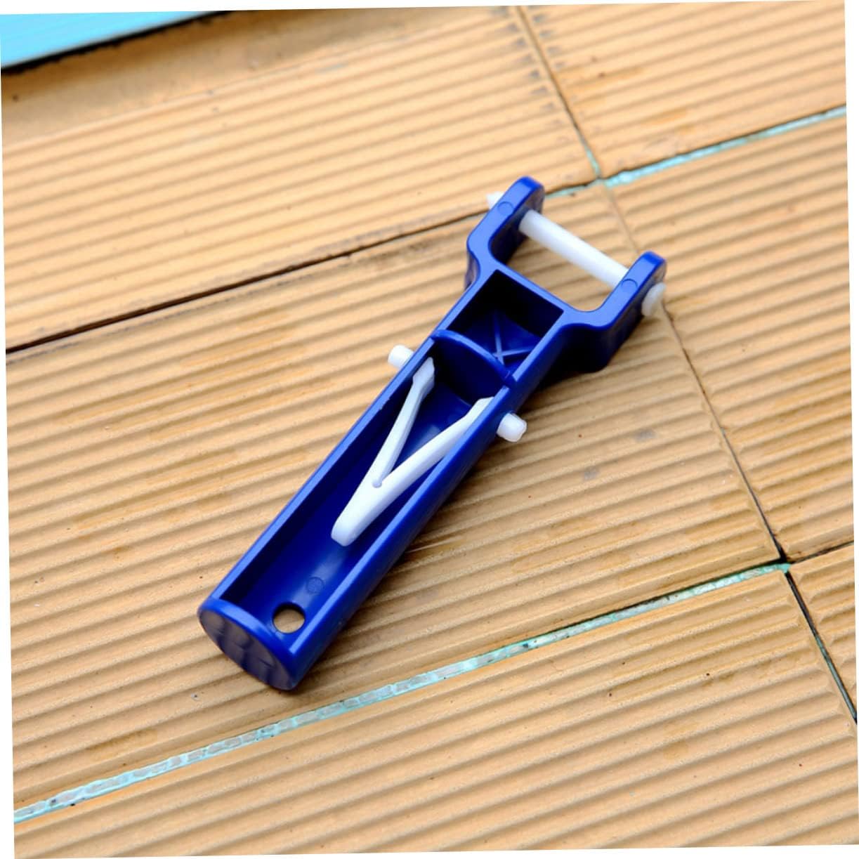 Kichvoe 2 Sets Shaped Pool Cleaning Suction Heads with Handles Blue Pool Cleaning Accessories Easy to Use for
