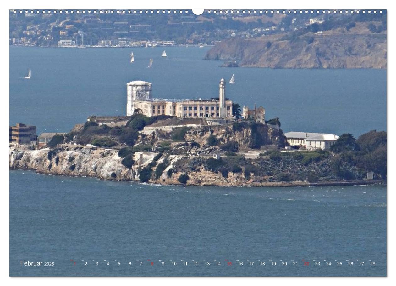 San Francisco Westküste USA (hochwertiger Premium Wandkalender 2026 DIN A2 quer), Kunstdruck in Hochglanz: San Francisco, eine der schönesten und aufregensten Städte der Welt (CALVENDO Orte)