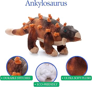 Amazon.co.jp: The Petting Zoo アンキロサウルス ぬいぐるみ 恐竜