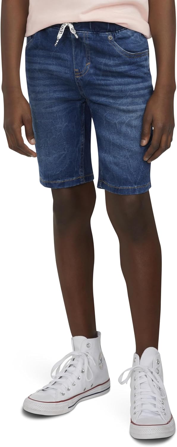 Levi's Boys Skinny Fit Pull on Shorts - Image 9