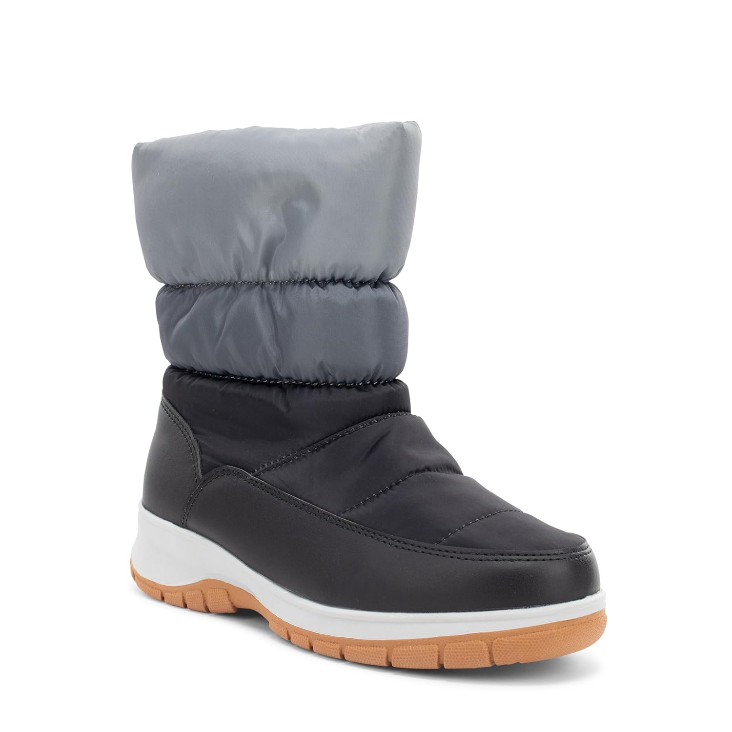 Western Chief Womens Uptown Waterproof Insulated Mid Winter Boot with Faux Fur Lining and TPR Outsole