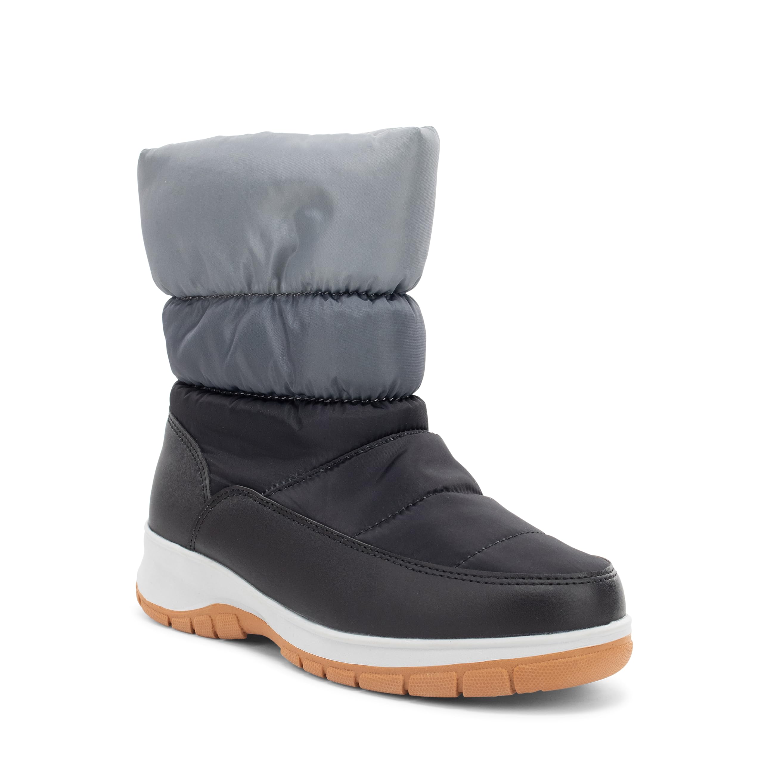 Western Chief Womens Uptown Waterproof Insulated Mid Winter Boot with Faux Fur Lining and TPR Outsole