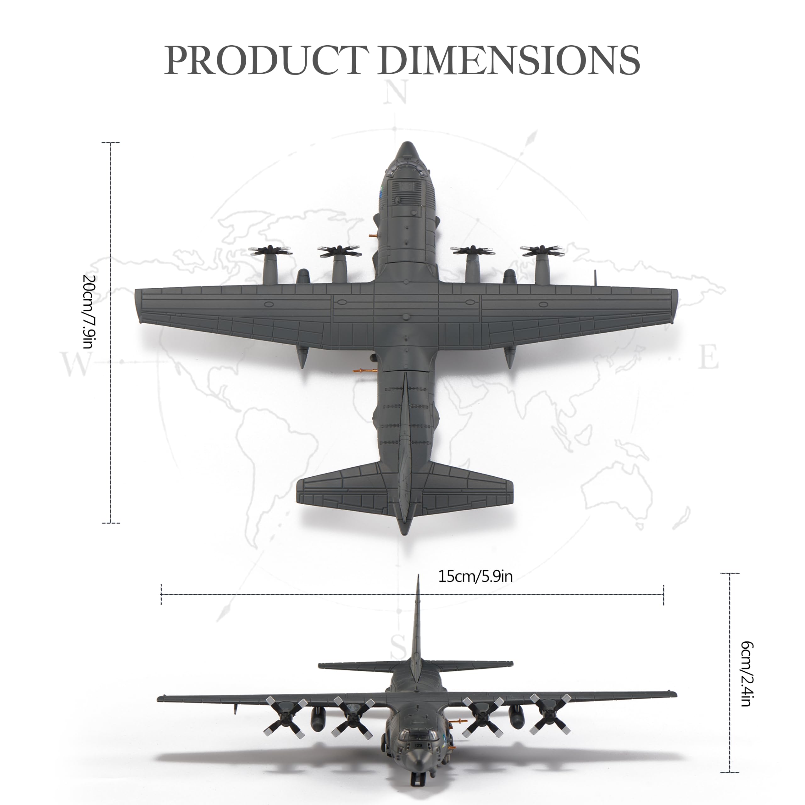 Amazon.co.jp: Udnorbay ロッキード AC-130 エアガンシップ ダイ
