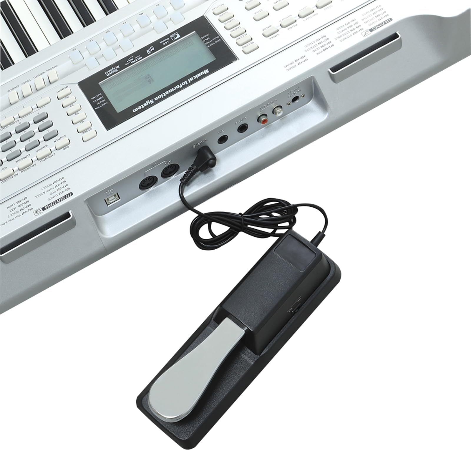 Piano Pedal Polarity Pedal Foot 6.35mm Plugs For Digital Piano Keyboard
