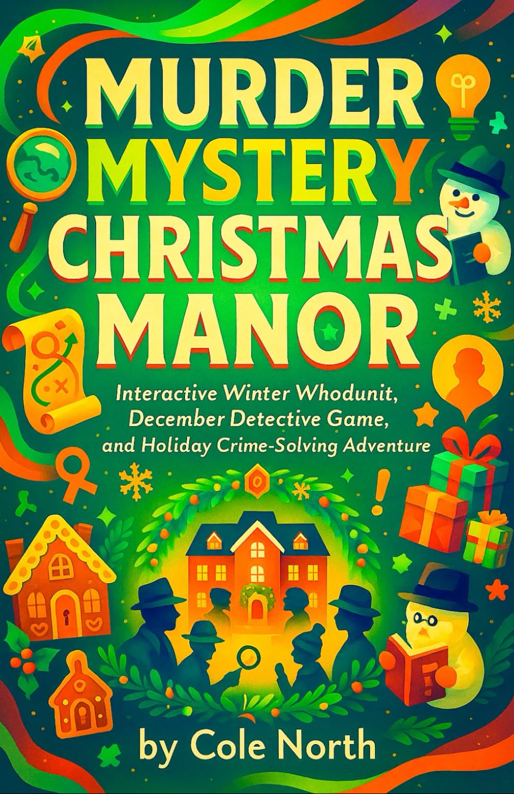 Murder Mystery: Christmas Manor — Interactive Winter Whodunit, December Detective Game, and Holiday Crime-Solving Adventure (MIDNIGHT WINTER GAMES)