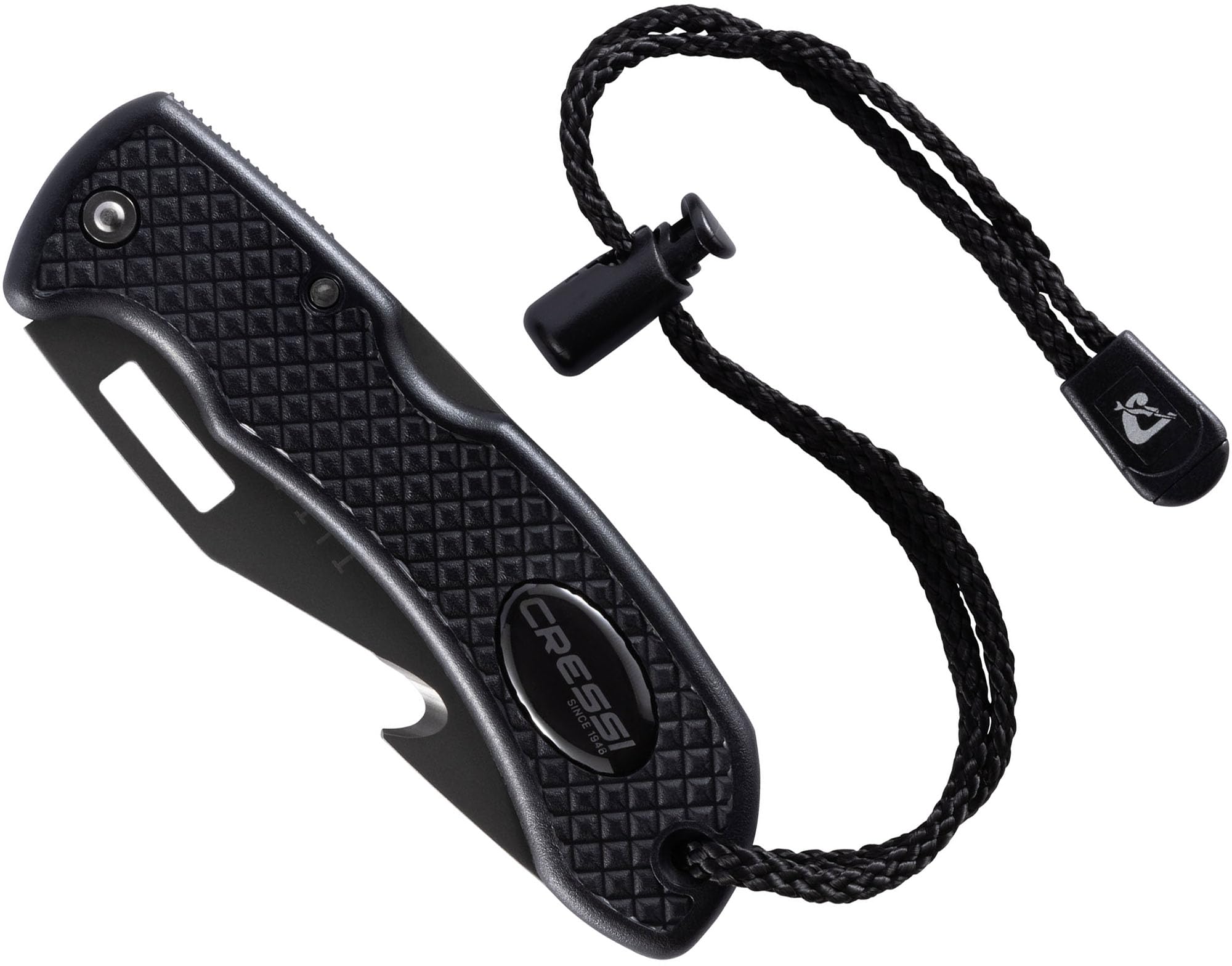 CRESSI Chaku Knife - Cuchillo de Buceo con Doble Hoja Lisa y Dentada, Ideal para Buceo y Apnea, Talla Única, Adulto Unisex