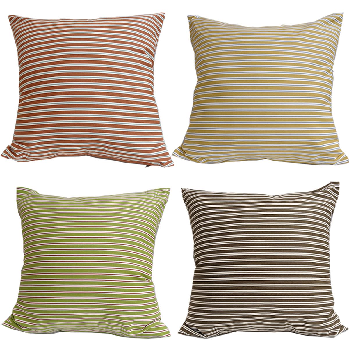 ストライプデザインクッションカバー　✖︎２ 日本製 クッションカバー 35×35cm 洗える ロイヤル ストライプ