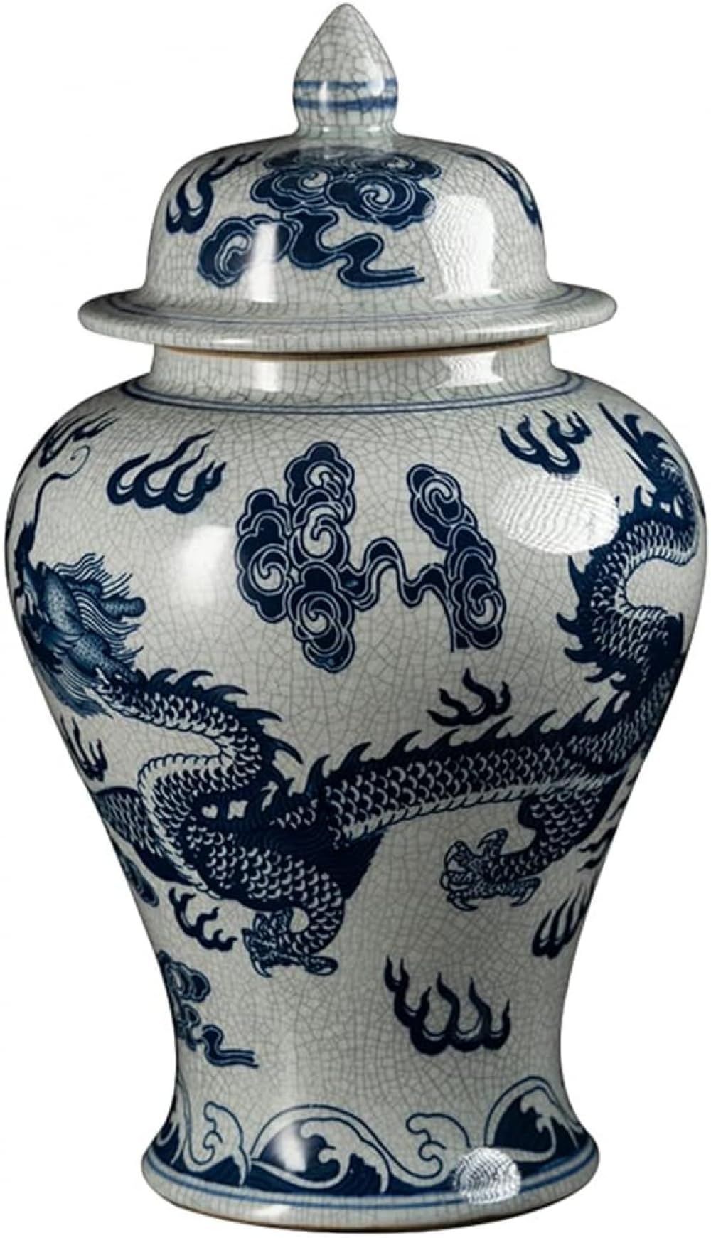 ドラゴン装飾 陶器花瓶 ドラゴン装飾 陶器花瓶 ドラゴン装飾の陶器花瓶 Antique dragon