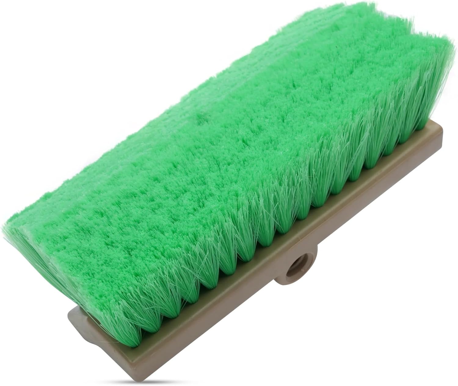 Bi-Level Truck Wash Brush Head - 10 Inch Soft Bristle Auto Cleaning Brush, Chemical Resistant Exterior Wash Brush for Trucks, RV Boats, Trailers Marine, Auto Detailing Brush - Pack of 2