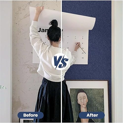 Miniatura 189 de Abyssaly - Papel tapiz amarillo para despegar y pegar, extraíble, para dormitorio de niñas, autoadhesivo, textura de seda en relieve, papel adhesivo