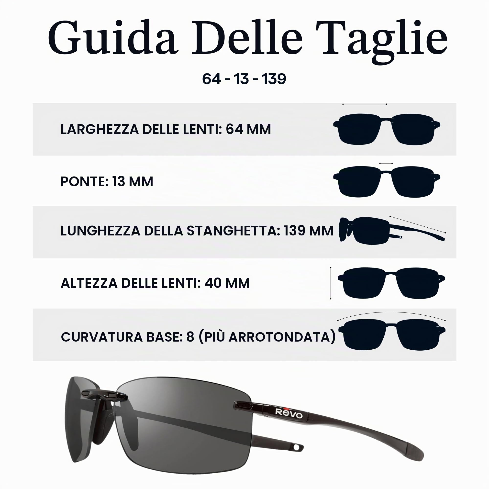 Revo Descend N - Occhiali da sole polarizzati, da uomo