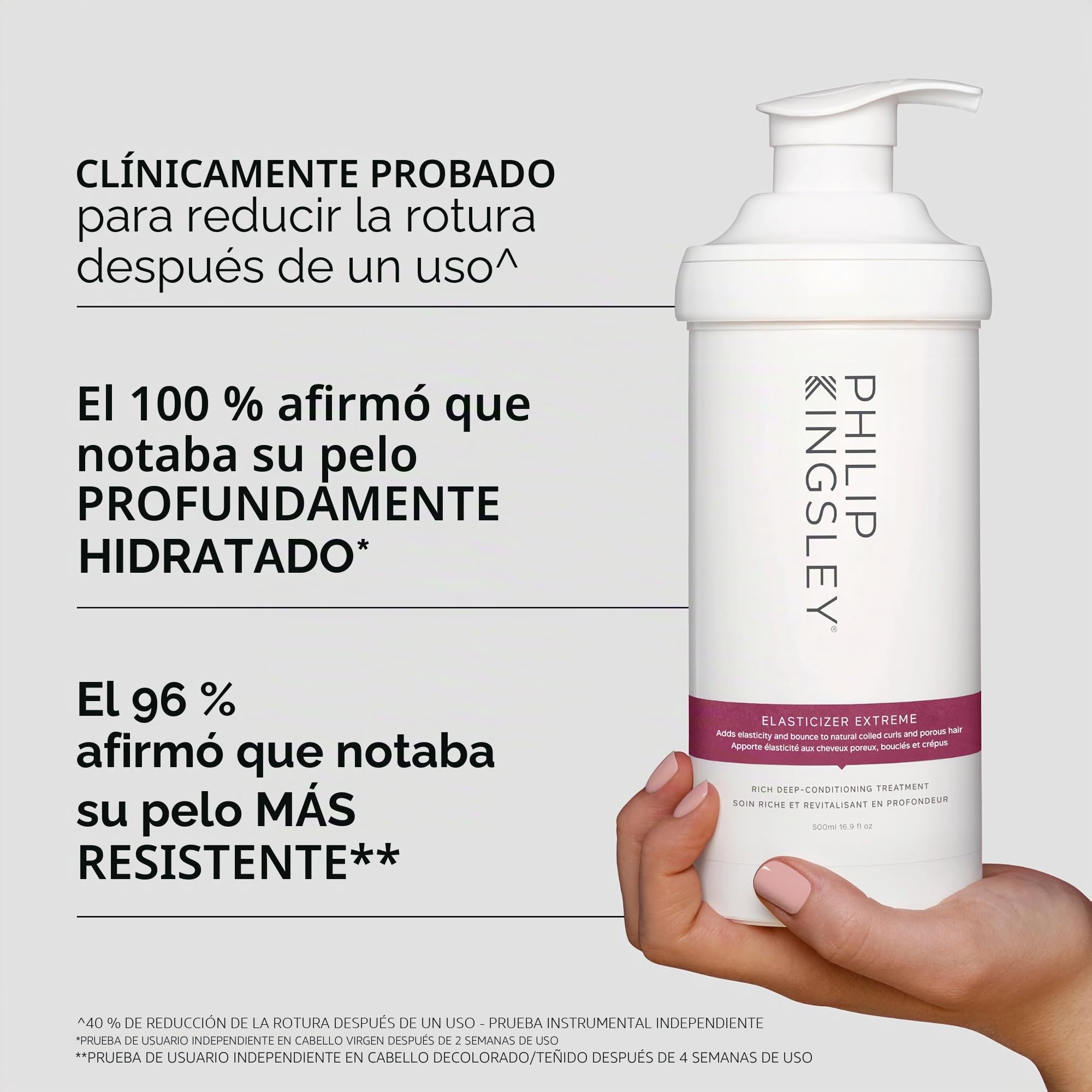 Philip Kingsley | Tratamiento reparador de mascarilla capilar acondicionamiento profundo Elasticizer Extreme Rich | Pre Champú Mascarilla Acondicionadora Profunda | 500ml