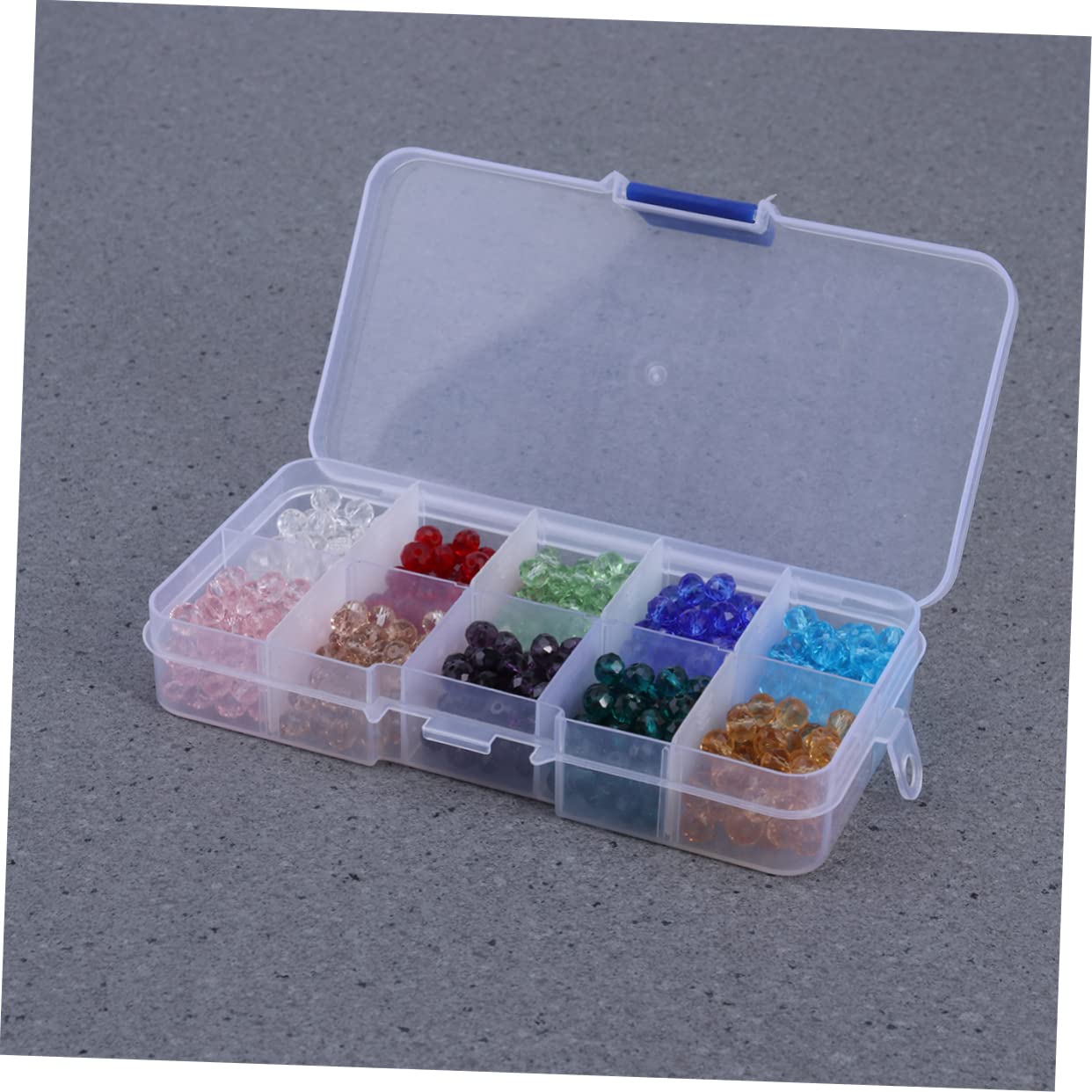 TEHAUX 1500stücke Glasperlen Farben Schmuck Bastelset Mit Aufbewahrungsbox Für Armbänder Und