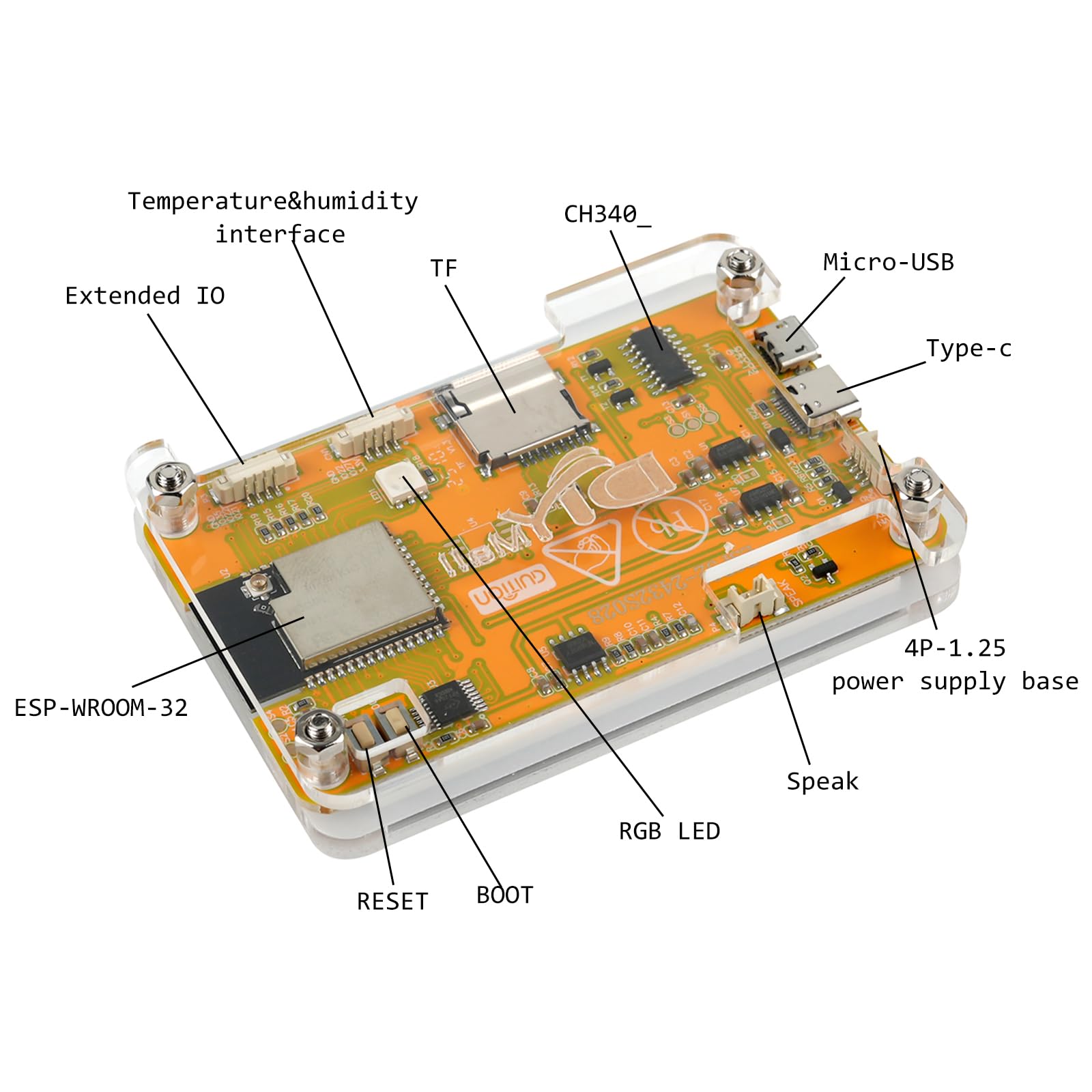 Amazon.com: 2.8inch ESP32-2432S028R Display with Acrylic case