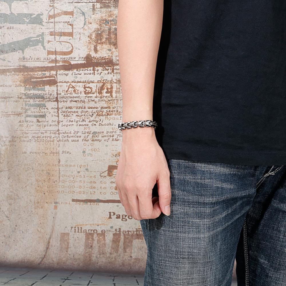 Pulsera Hombre Pulseras Regalo Brazalete Mujer 11Mm Charm Hombres Pulsera Serpiente Cadena Animal