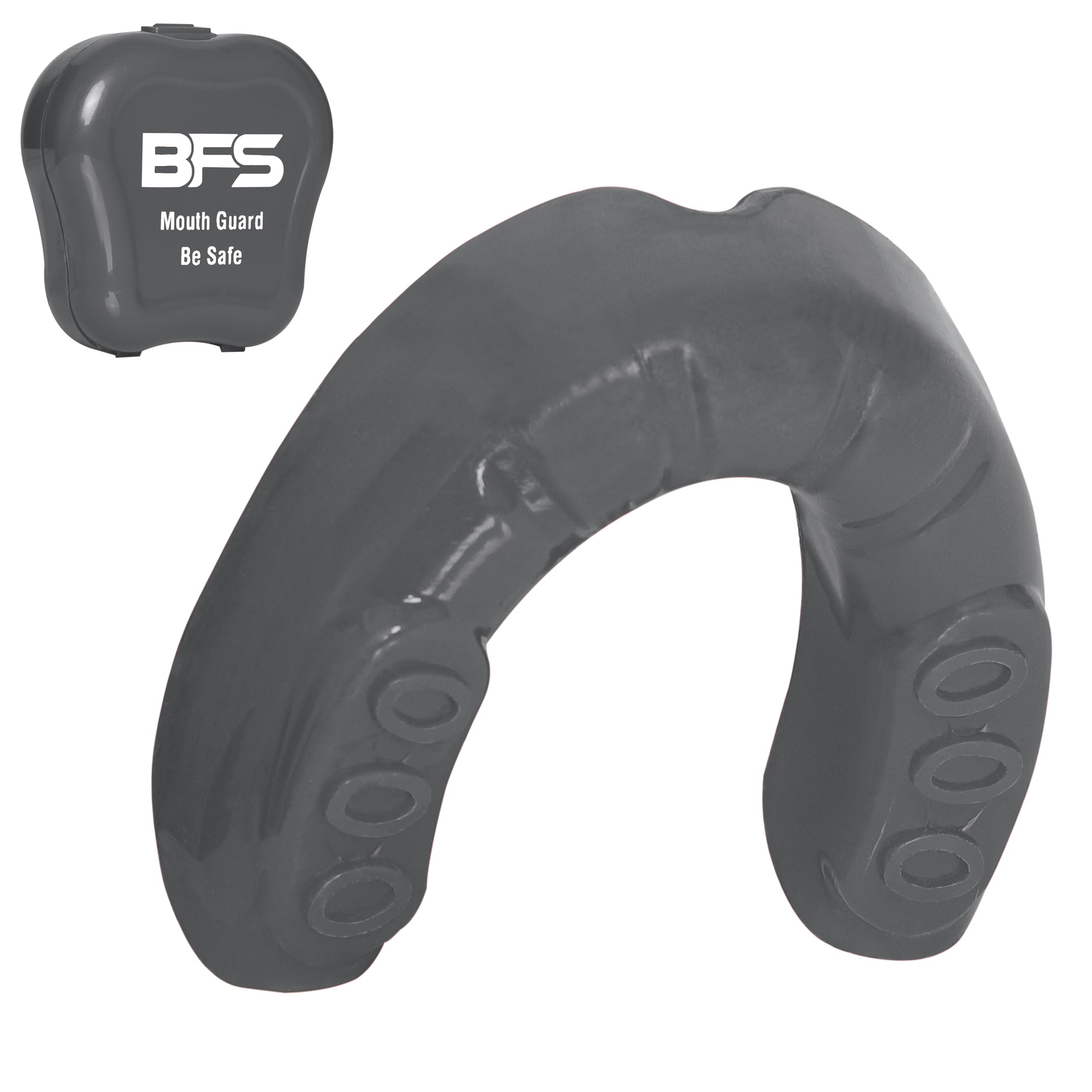 Sport-Mundschutz für Kinder, Jugendliche, Jungen, Mädchen, Kinder, Teenager, Mundschutz mit Etui (BPA-frei) für Boxen, Kampfsport, MMA, Karate, Lacrosse, Fußball, Fußball und alle