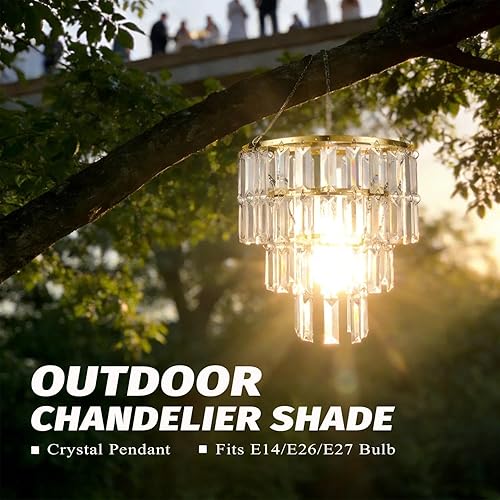 Miniatura 4 de Pantalla de Lámpara de Araña Moderna, Pantalla Colgante de Techo con Accesorio de Luz de Lámpara de Araña Falsa para Dormitorio de Niñas, A9.84 X