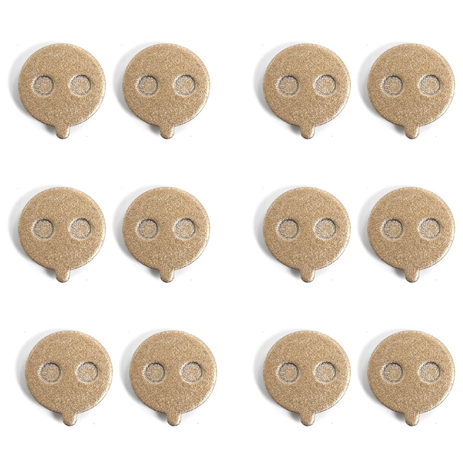 6 Paar Bremsbeläge, kompatibel for Kugoo M4 Pro Elektroroller, Ersatzzubehör, zusammenklappbarer KickScooter-Bremssattel, Bremsscheiben-Bremsteile(6pairs-01)