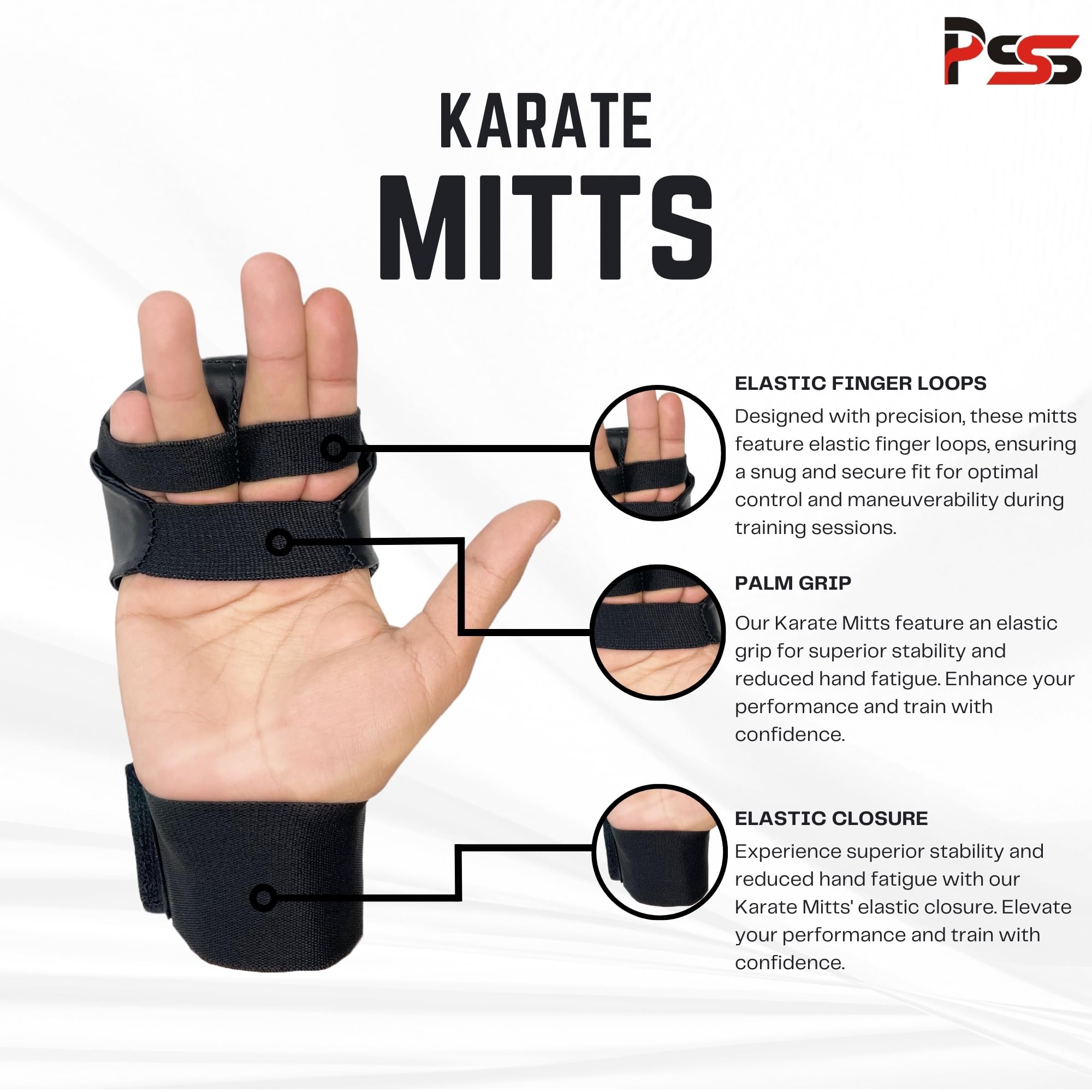 Guanti Da Karate E Arti Marziali – Protezione Per Mani E Polsi, Disponibili In Rosso O Blu E 5 Taglie